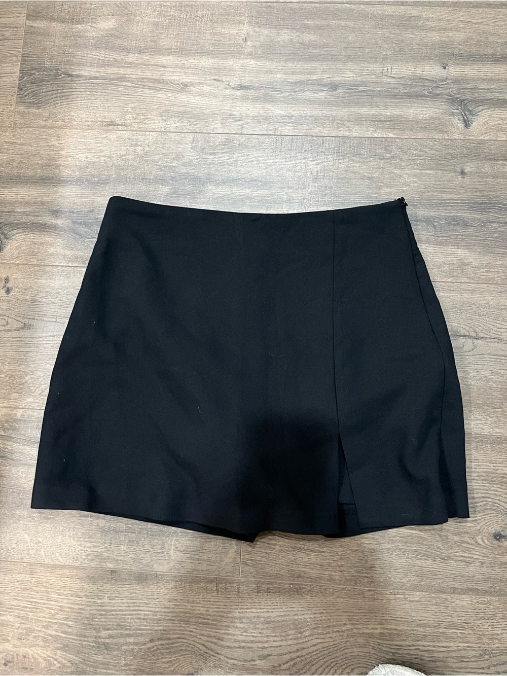 Zara Black Women's Skort with Front Panel Detail